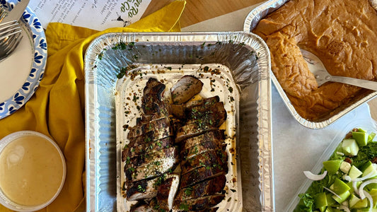 Dinner 10/7/2026 - Apple Cider Pork Tenderloin, Mashed Sweet Potatoes & Harvest Apple Salad - Queen Ro To Go