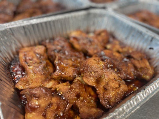 Week of 6/24/2024 - BBQ Chicken Thighs with Loaded Baked Potatoes - Queen Ro To Go