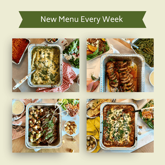Family Style Dinner Service - Serves 4 - Queen Ro To Go